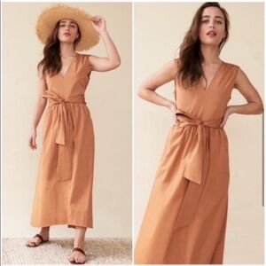 Jenni Kayne Tan Sleeveless Dress